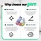 10 Pack Glow in The Dark Yarn for Crocheting, Knitting, and Crafts(White)